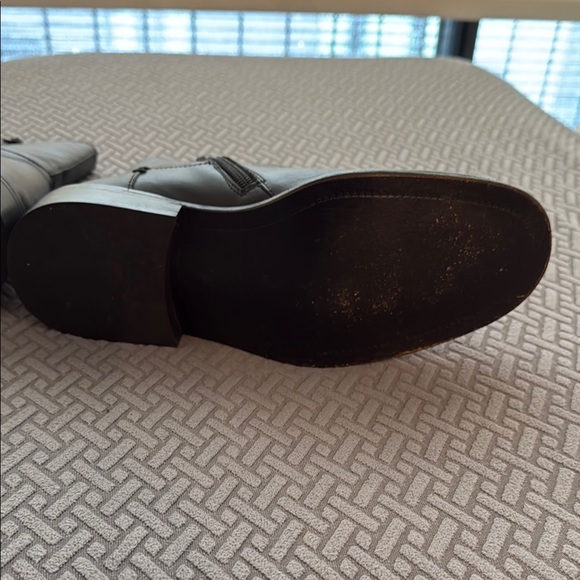Vintage Sisley Black Leather Boots (United Colors of Benetton) main image 6